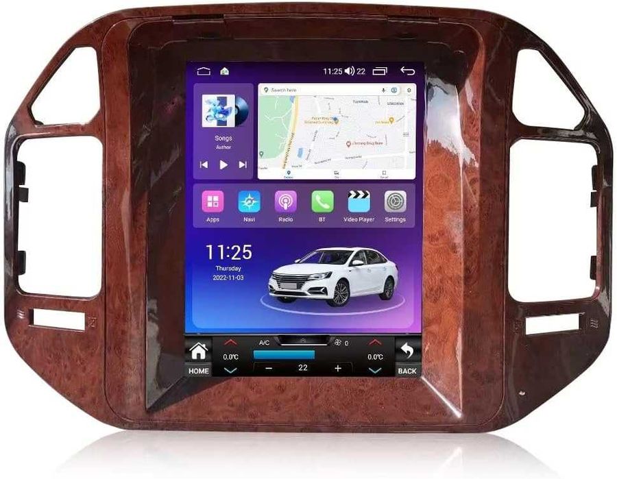 Мултимедия за Mitsubishi Pajero Android Навигация V60 V68 V73 махагон