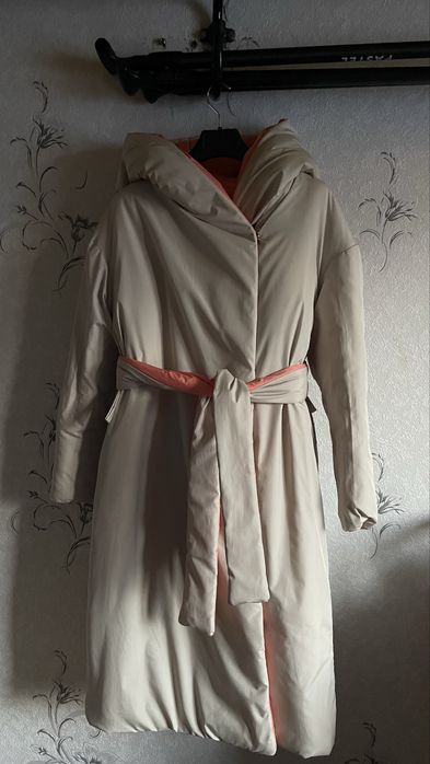 Пуховик очень теплый 44 р-р