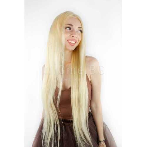 100% естествена Virgin Remy руса лейс фронт перука серия Белисима