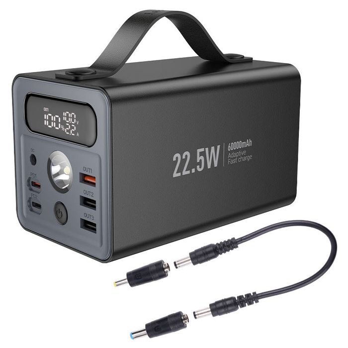 Power Bank Hoco J138 Distant 60000mAh, 22.5W, PD/QC, DC 12V, UPS