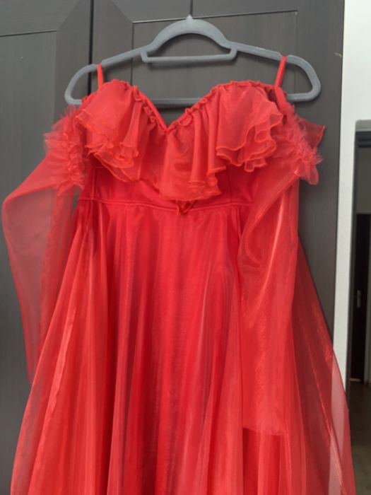 Rochie lunga cu corset