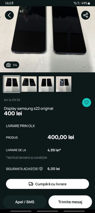 Samsung s22 pentru piese
