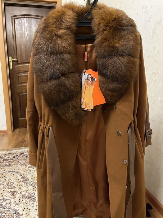 Пальто осенее чистый кашемир