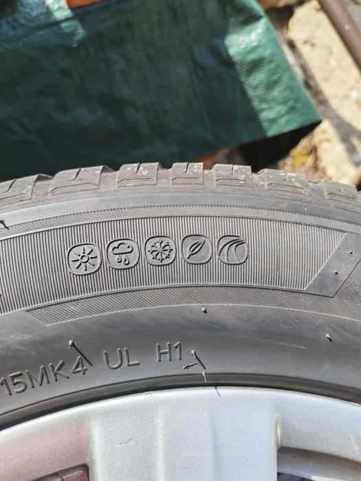 Jante Audi mărime  5*112 cu cauciucuri  225/55/16   Hankook  4-Seasons