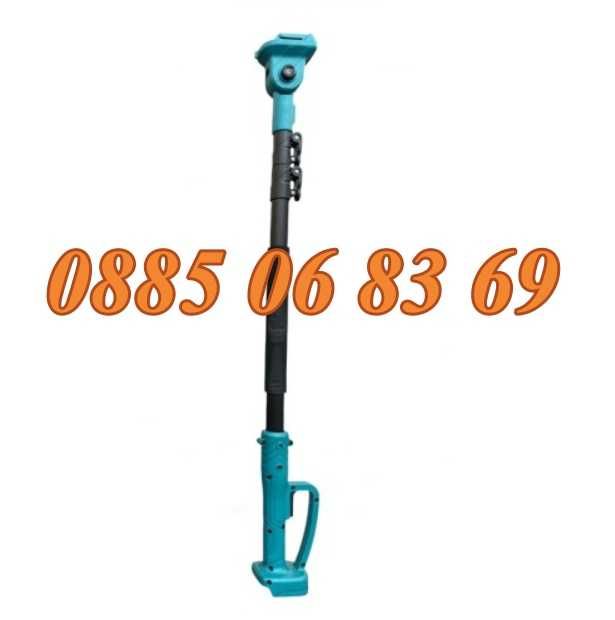 Комплект4 в 1, Лозарска ножица, верижен трион 15 см, духалка и прът