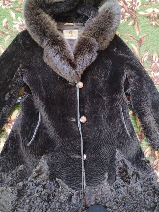 Шуба мутон с овчиной