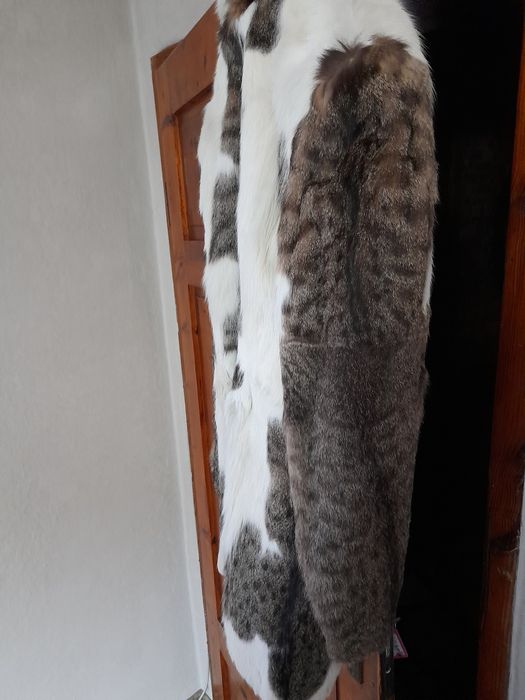 Яке Дамско L от естествена заешка кожа