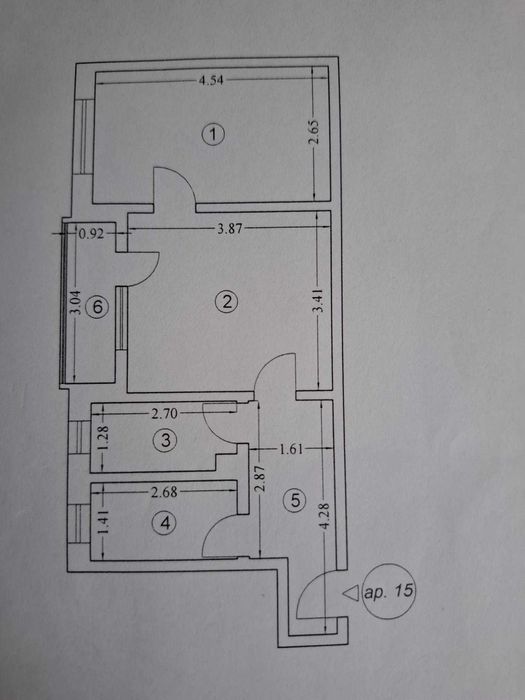Vand apartament 2 camere