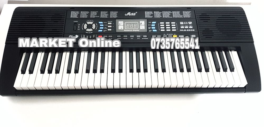 Orga electronica 61 clape MLS-6639 USB MP3 2Boxe 128 ritmuri tonuri