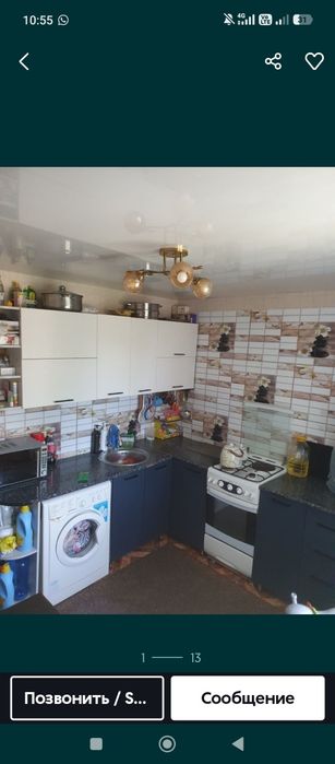 Продаётся 2-х комнатная квартира в поселке Новодолинский