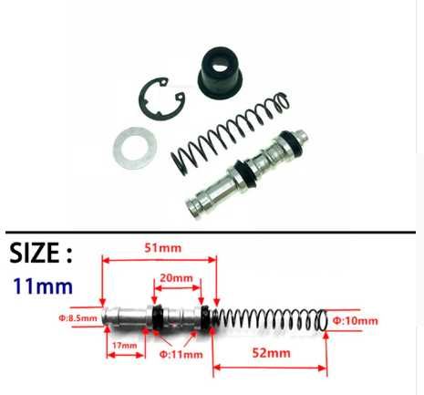 Kit Reparatie piston cilindr de lucru frane/ambr moto 12.7mm 11mm 14mm