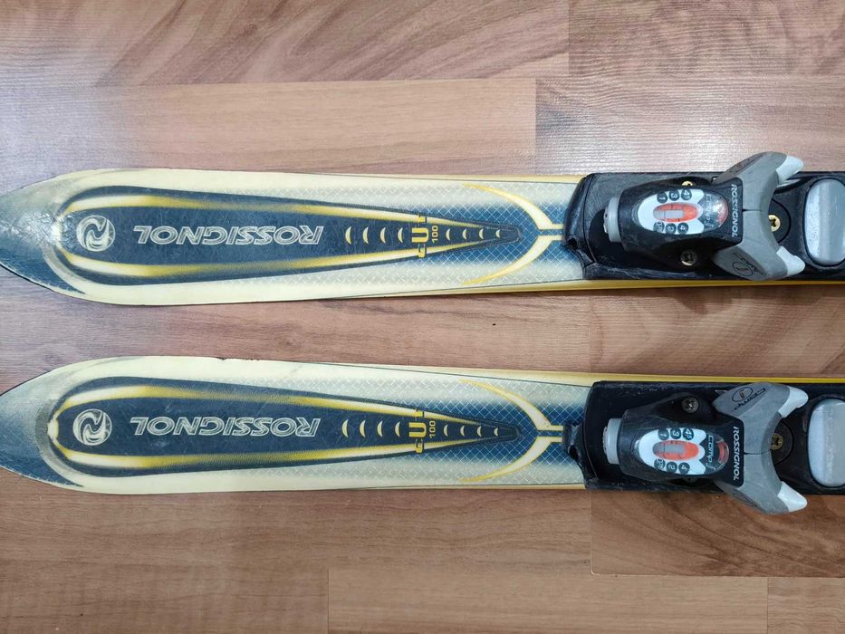 Детски ски комплект: карвинг ски Rossignol 100cm + подарък-щеки