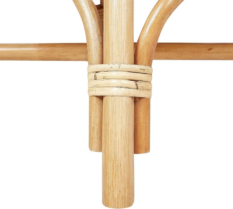 Scaun din ratan natural pentru copii, Beliani, 55x58cm