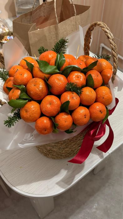 Корзина мандаринов