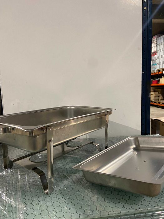 Бен-мари правоъгълно, сребристо 1/1 Gn