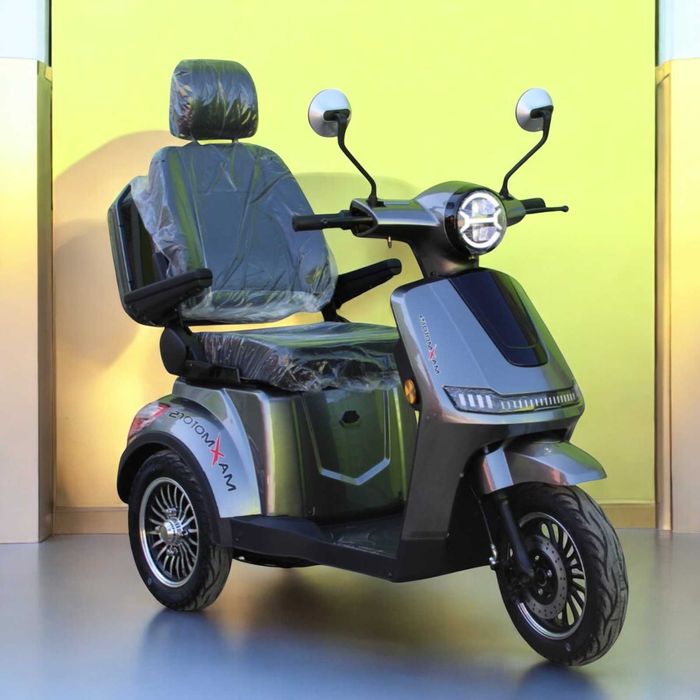 Електрическа триколка Maxmotors FM2 PRO 1800W - СИВА