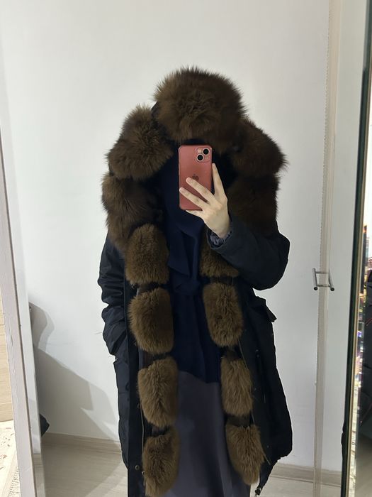 Парка натуральный мех