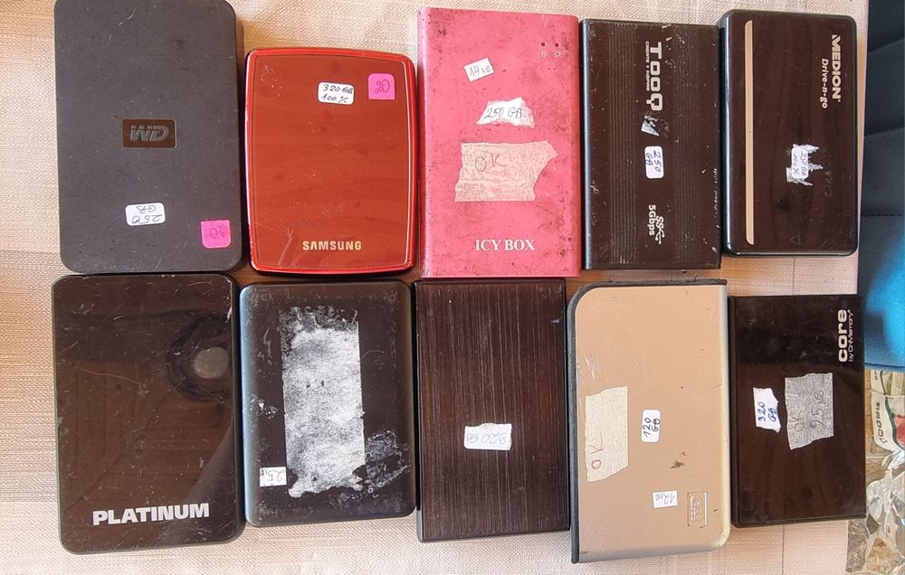 Външни хардискове 120--250--320 GB