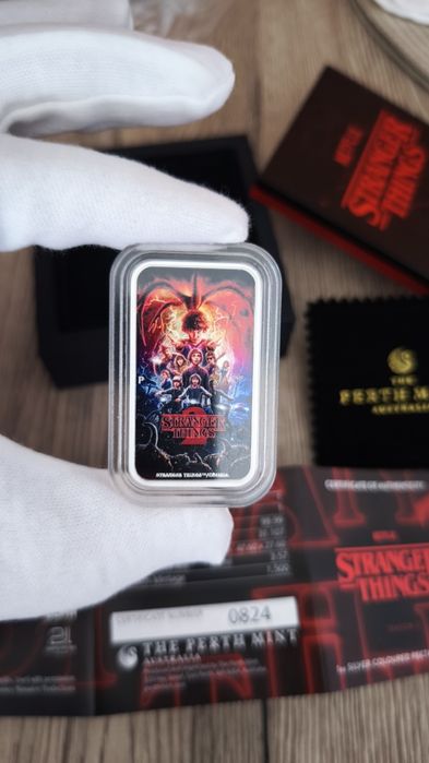 Колекционерска Сребърна Монета "Stranger Things" (Сезон 2) – 1 oz