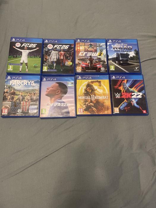 8 игри за пс4 по 15