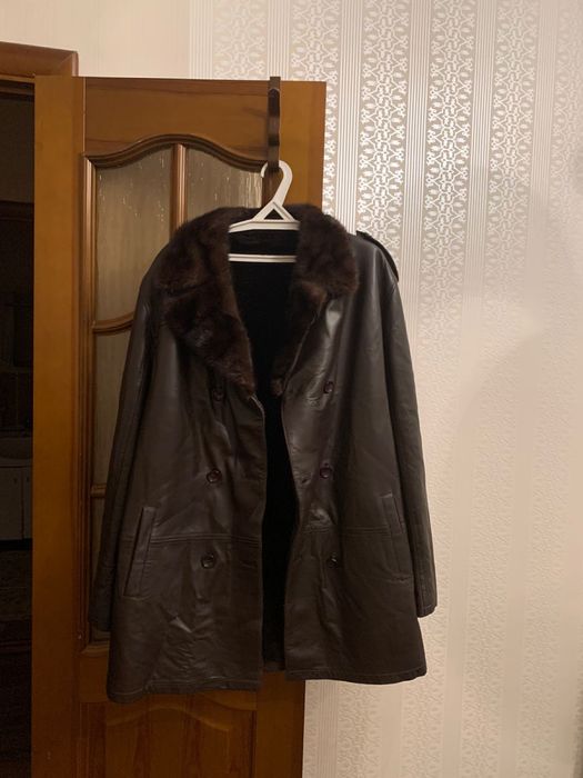 Дубленка кожаная 54 р