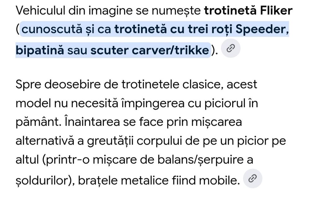 Trotinetă adulți ,triciclu spider beepatină