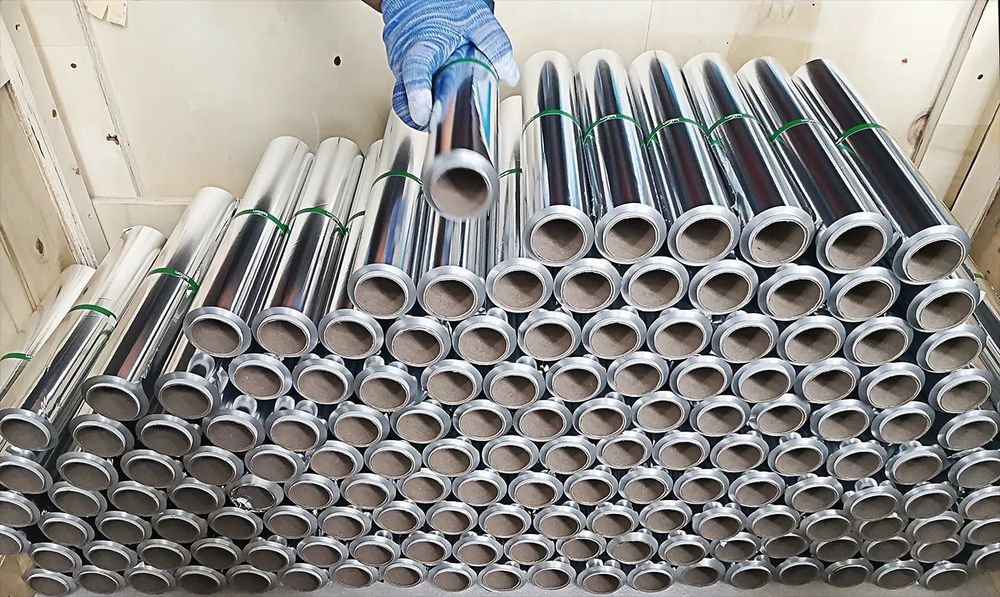 1) пищевой стричь фольга для готовить и хранить Блюда помогают Хазайка