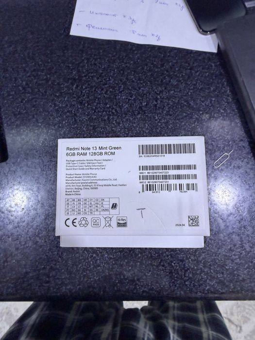 redmi not 13 pamit 6.128g holati yahwi oqip tel qlila