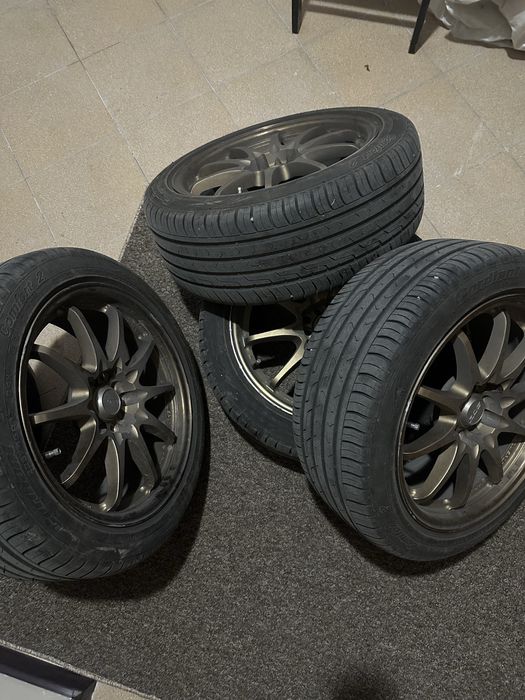 Диски RAYS с новыми шинами