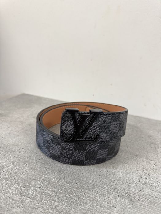 Curea Louis Vuitton LV Initiales Damier Graphite Canvas