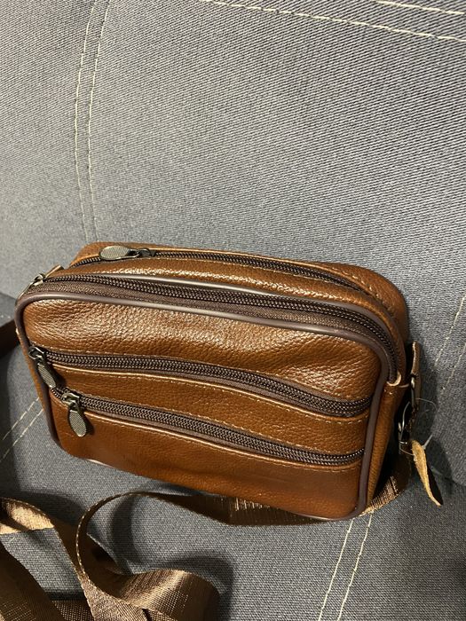 Сумочка мужская кожа