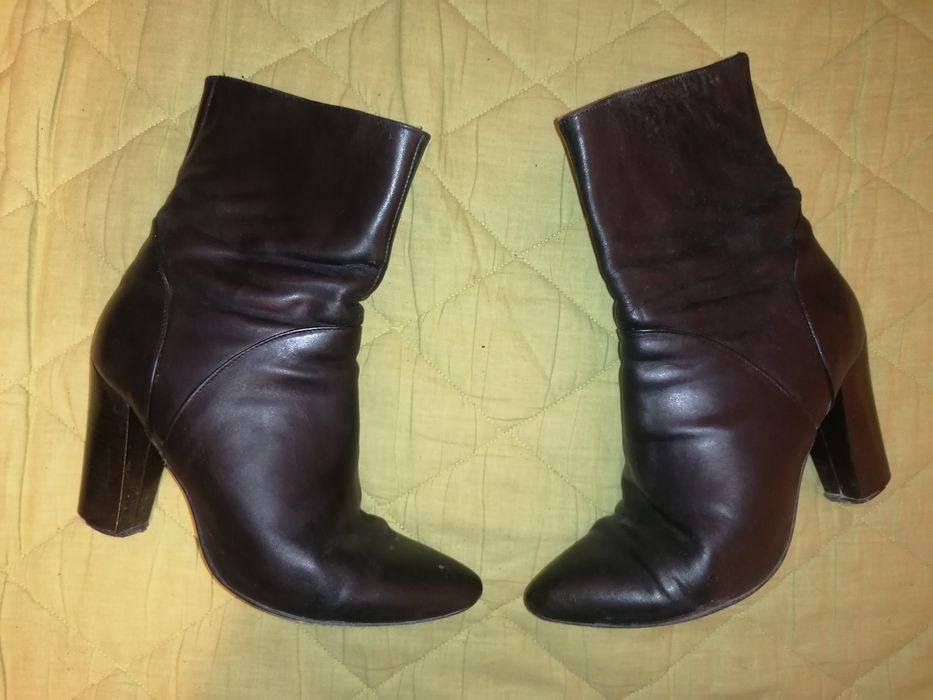 Cizme / ghete / botine dama, piele naturala marimea 37