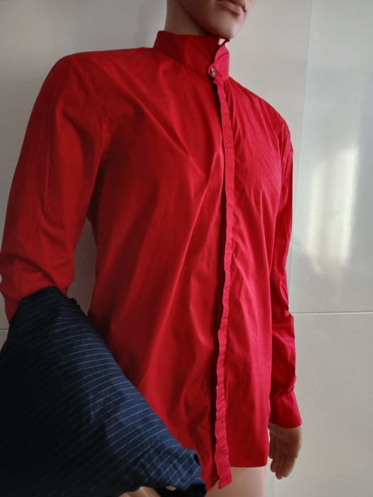 Червена риза Hugo Boss L