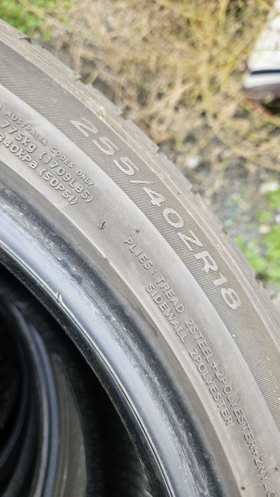 4бр гуми 255 40 18 дот 21 ханкок hankook