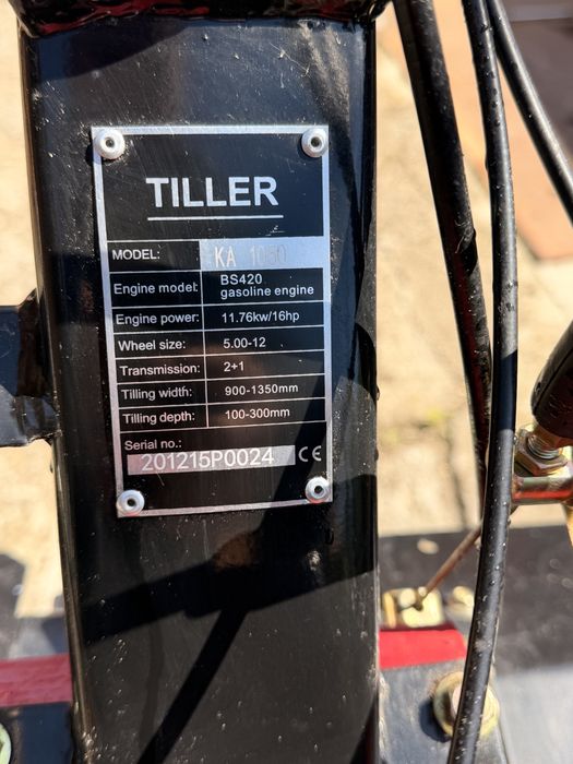 Vand motocultor  TILLER 16 cai putere ca NOU