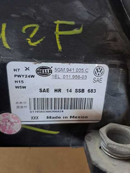 Far stanga VW Golf 7 model USA cod 5GM941005C