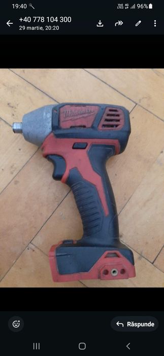 Milwaukee împac defect.