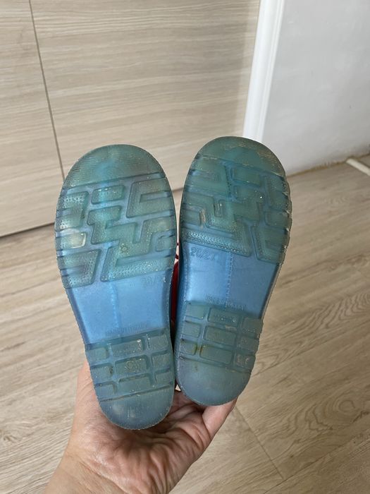 Резиновые сапожки для девочки размер 26-27