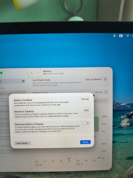 Apple MacBook Pro M1 chip, 16GB RAM, 256 GB SSD, 2020