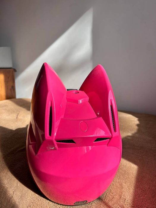 Мотошлем HNJ розовый