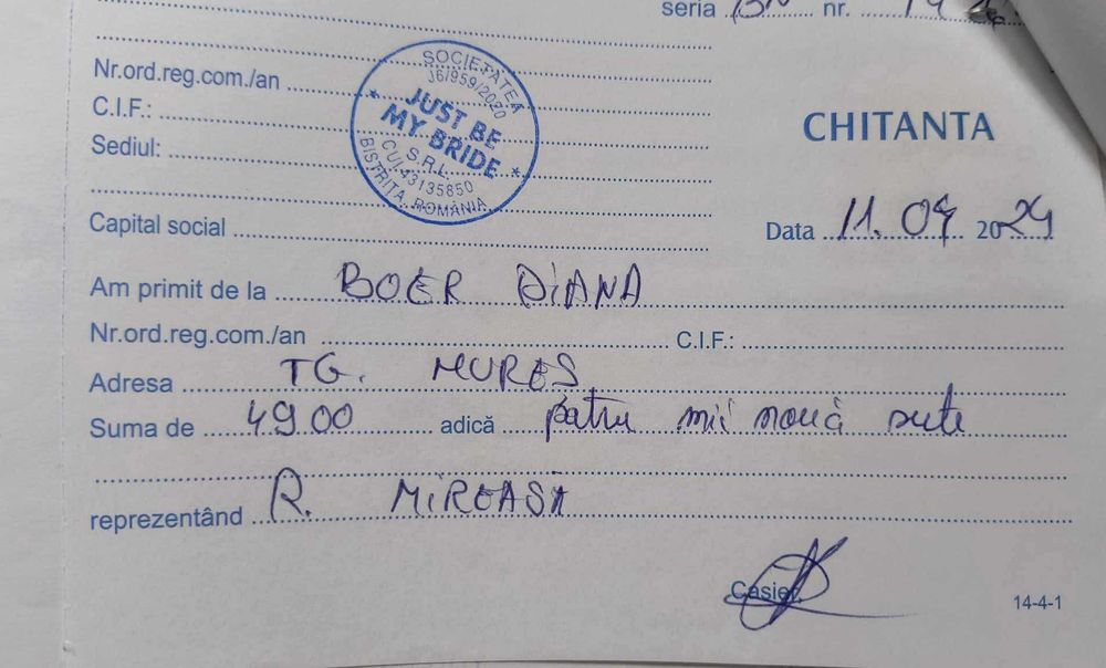 Vând rochie de mireasa