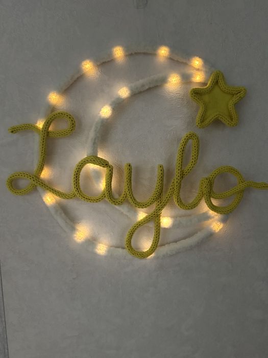 Детский именой ночник