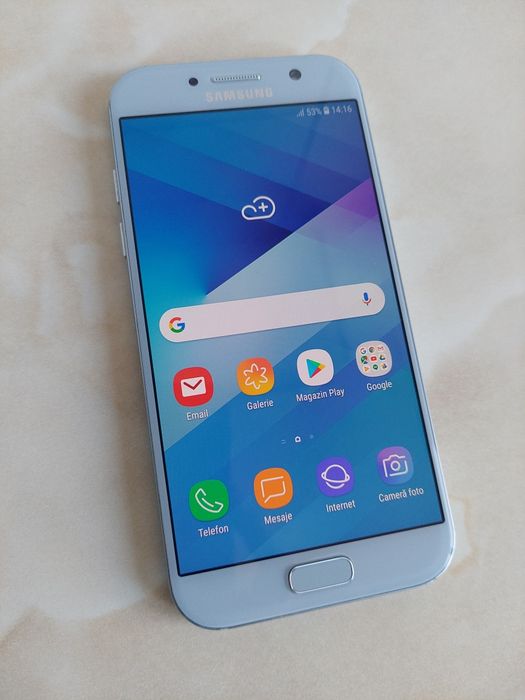 Vând Samsung Galaxy A5 2017 coral blue, impecabil fără probleme //poze