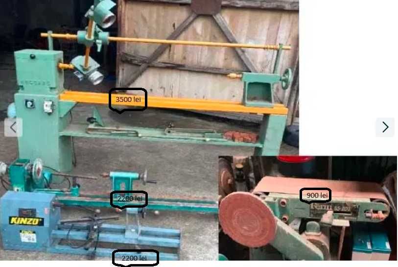 Strunguri  pentru lemn si  dispozitive de slefuit mai multe modele
