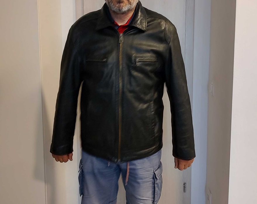 яке от естествена кожа