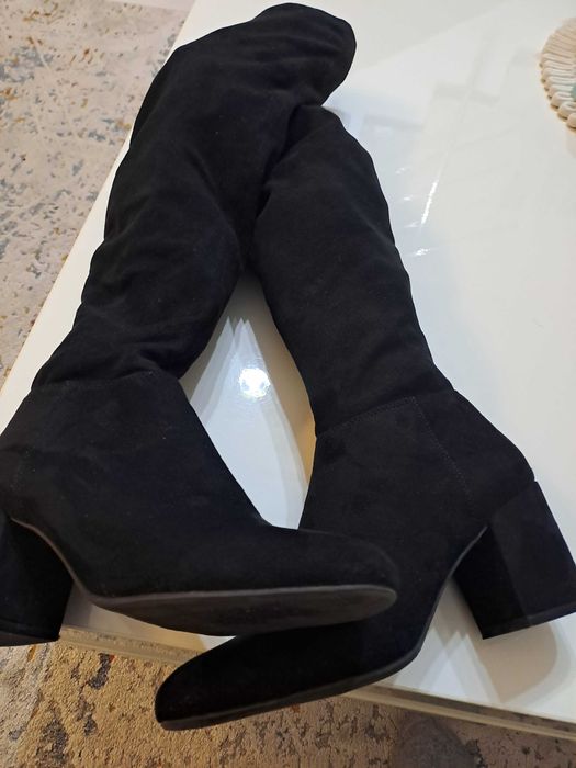 Cizme piele intoarsa mărimea 38