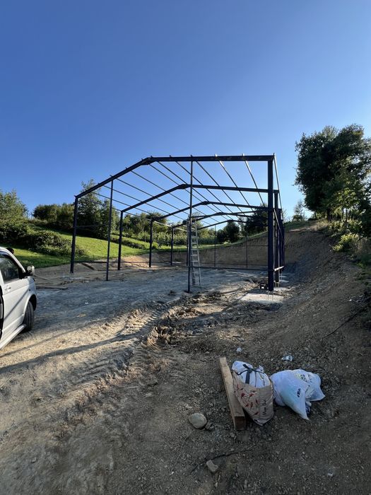 Vând hală structură metalică 12/25/4 pret 4500 euro