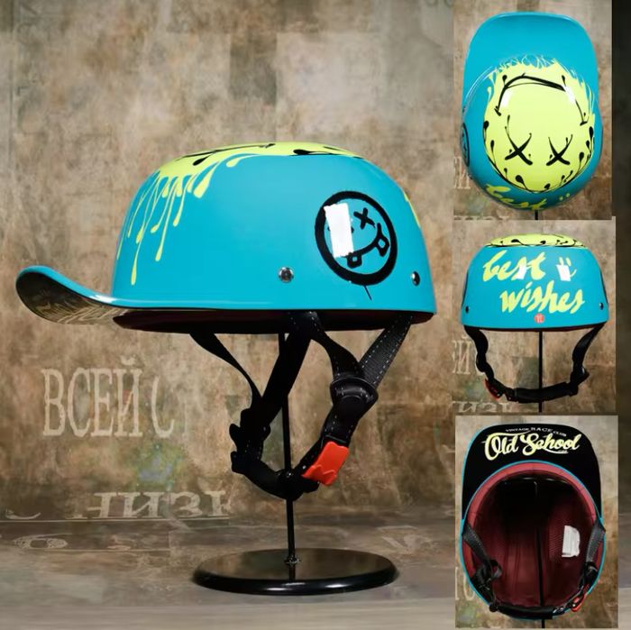 Casca braincap stil sapca moto scuter atv