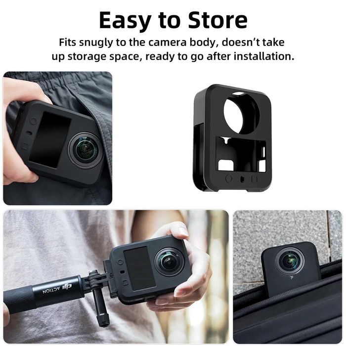 Husa de protectie din silicon pentru camera de actiune DJI Osmo 360