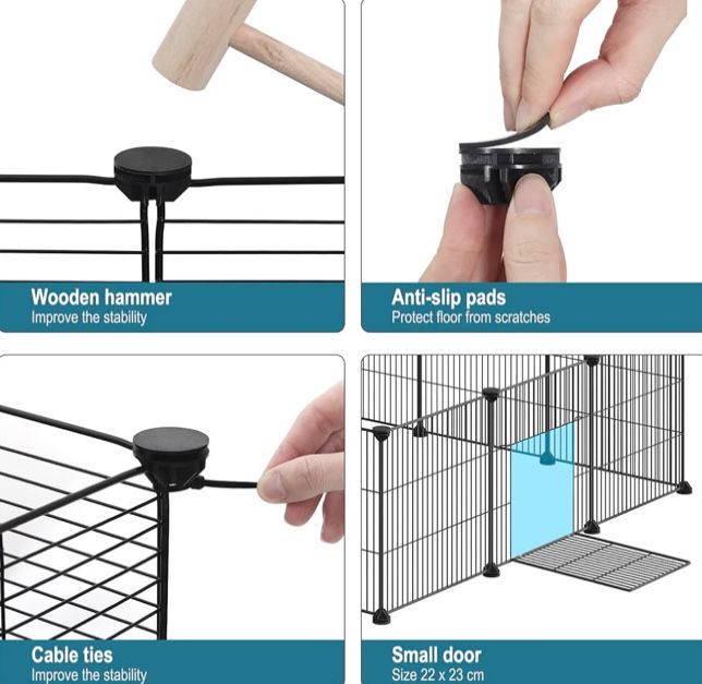 Метална преграда за животни EUGAD